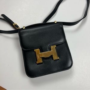 L’Ofre crossbody small Black bag